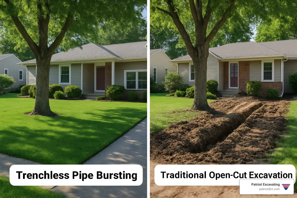 Trenchless-Technologien im Vergleich: Pipe Bursting Sewer Line Replacement vs. Sewer Line Liner – Welche Lösung passt zu Ihrem Anwesen?