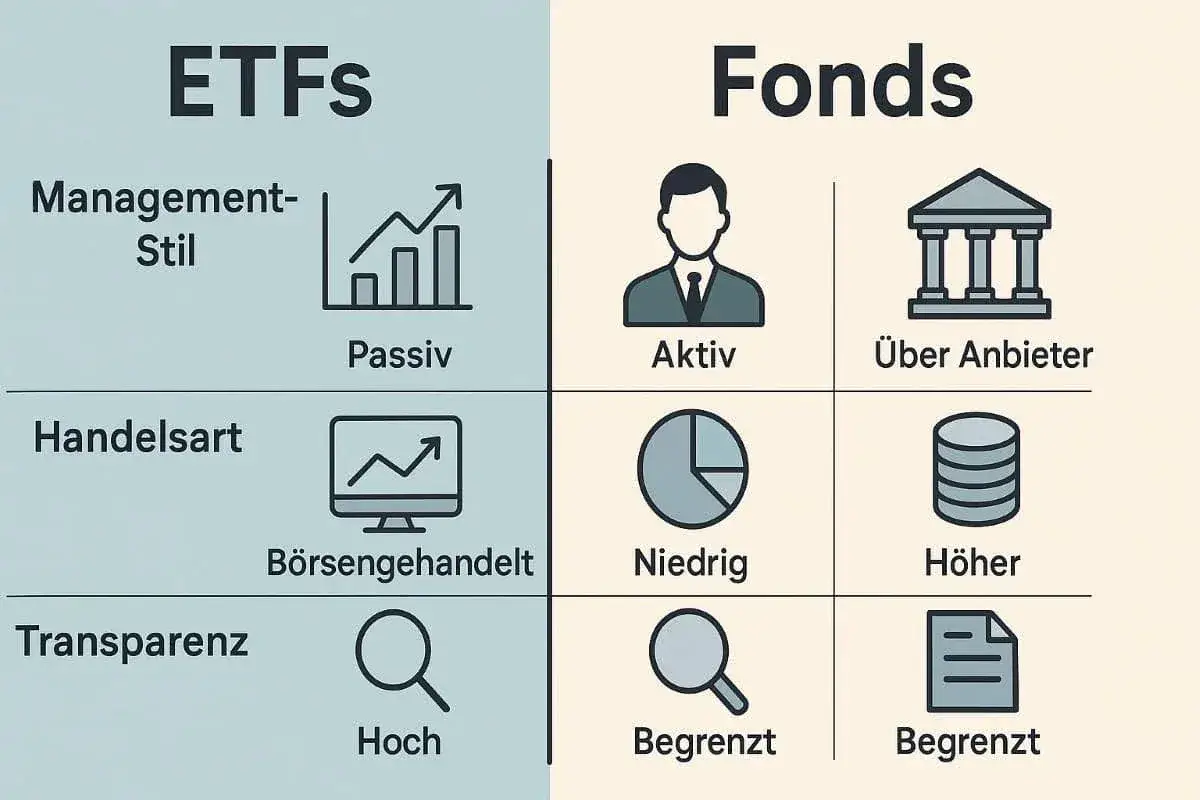 ETFs vs. Investmentfonds: Wer gewinnt 2026?