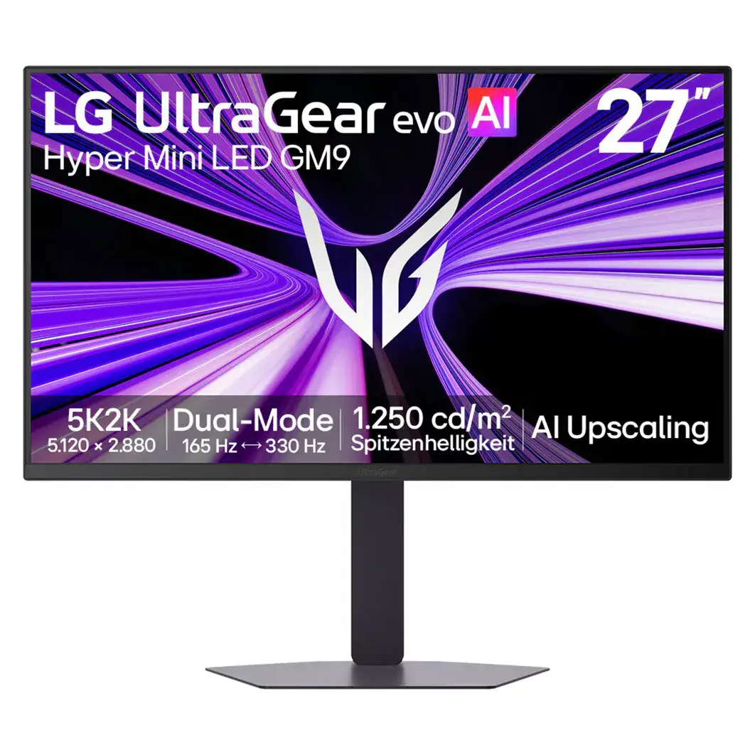LG UltraGear evo GM9: Smarte KI-Features und Dual-Mode für maximale Flexibilität
