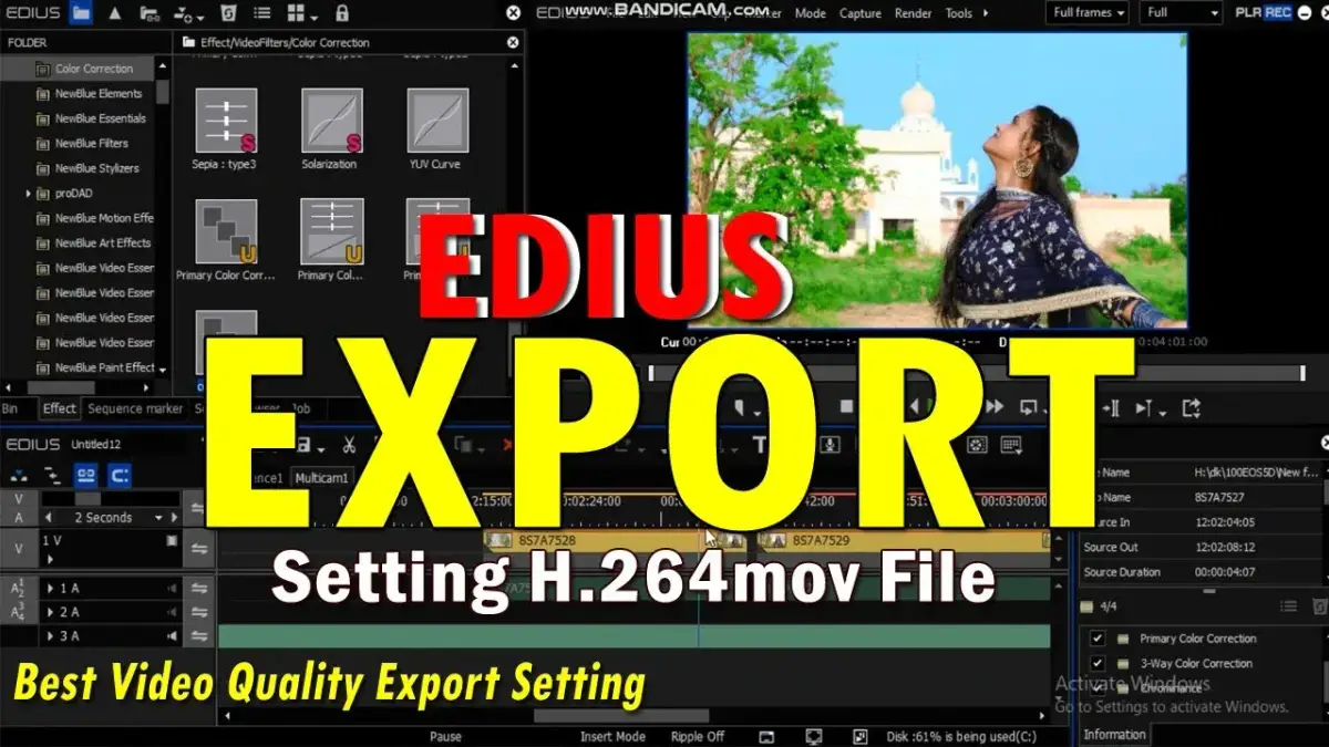 EDIUS 11.50: Quick Fix Export revolutioniert den Exportprozess