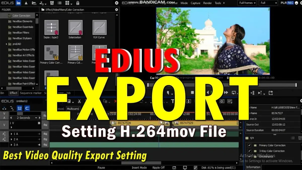 EDIUS 11.50: Quick Fix Export revolutioniert den Exportprozess