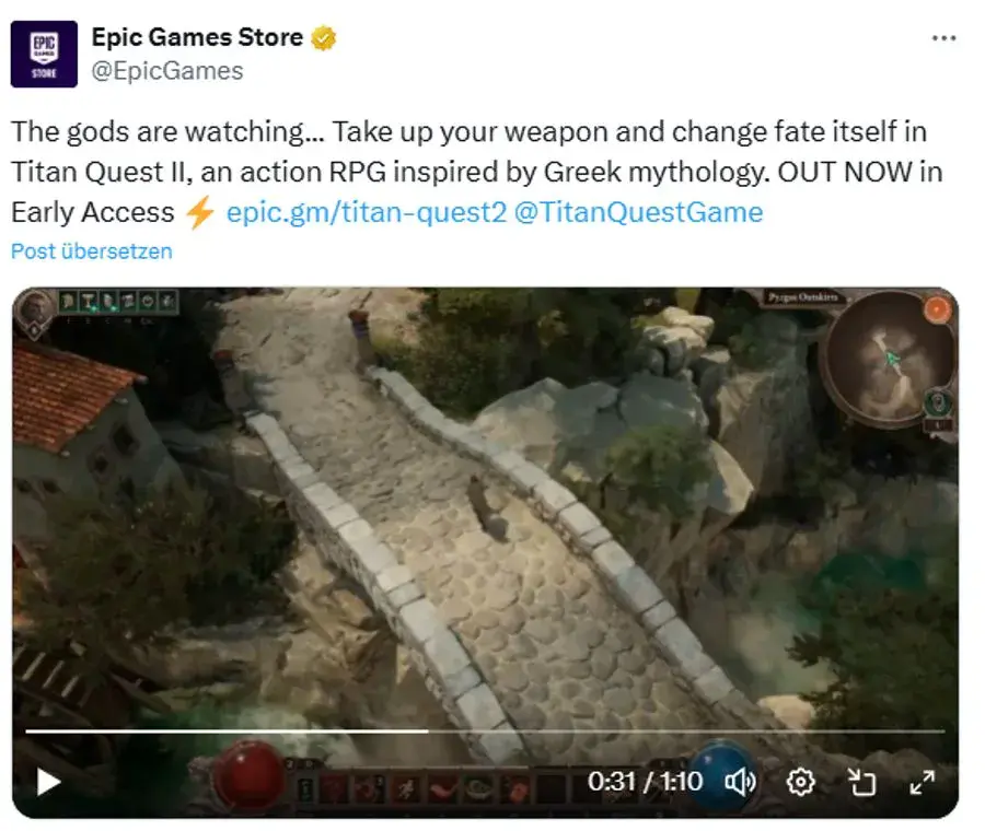 Titan Quest II: Trotz den Wilden Landen im neuen Update