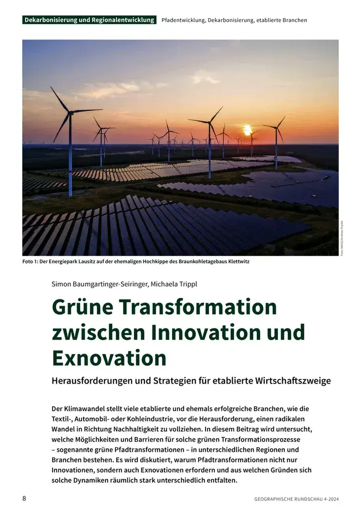 Grüne Ingenieurskunst: Herausforderungen und Chancen in der Energiewende