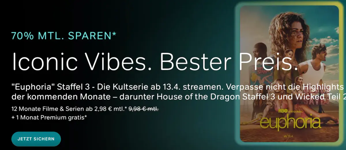 Wow Filme & Serien wieder für 2,98 Euro pro Monat: Ein Schnäppchen mit Haken