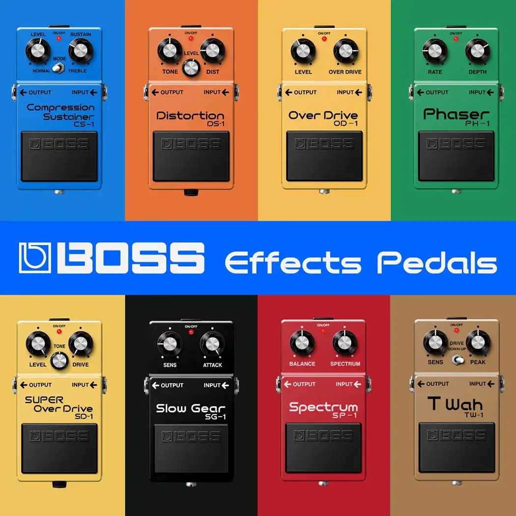 BOSS Effects Pedals Plugin erhält weitere legendäre Effektpedale
