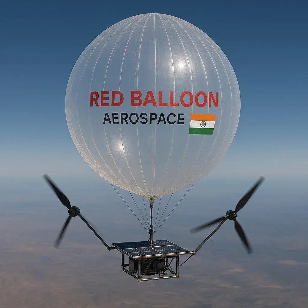 Roter Ballon Aerospace startet stratosphärischen Druckballon